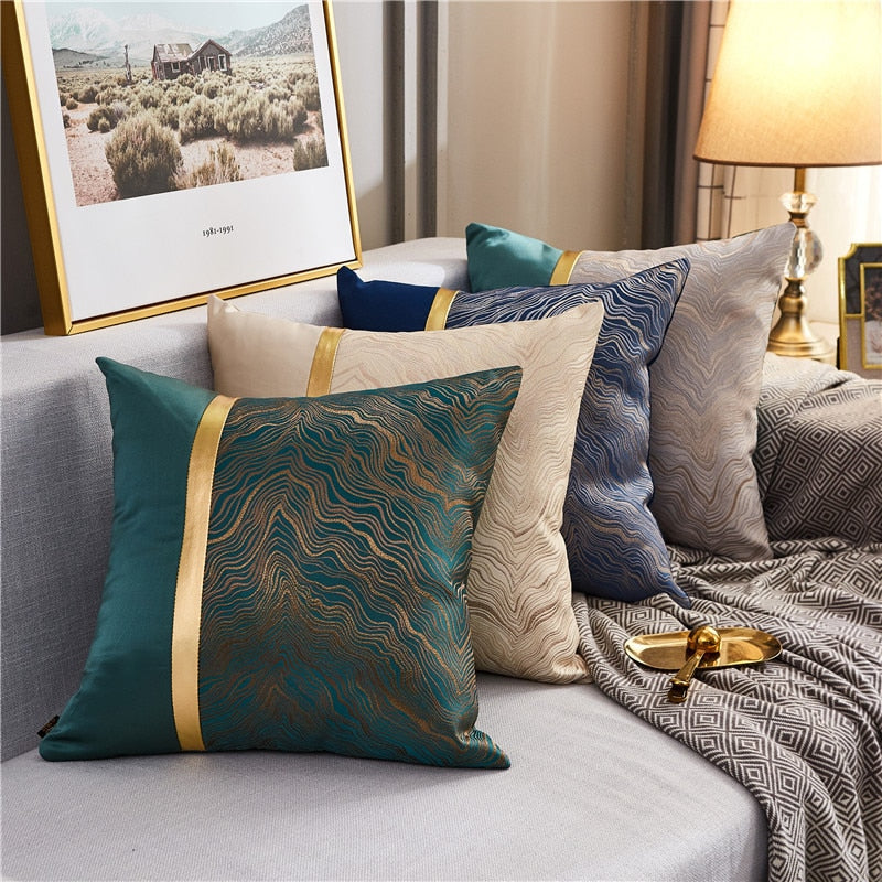 Luxury Bronzing Velvet Cushion Cover 45*45cm Pillow Covers