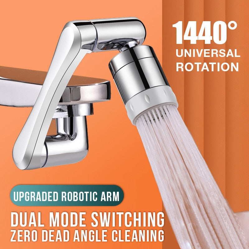 Stainless Steel 1080 °Swivel Extension Faucet